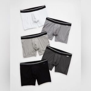 NWT American Eagle Men's 4.5" Ultra Soft Boxer Brief 5-Pack (S)